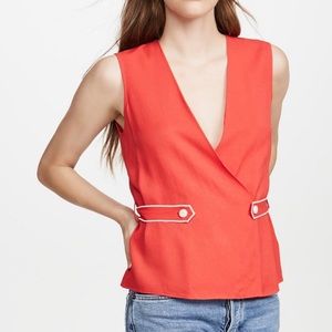 Rag & Bone | Fire Red Tabitha Sleeveless Top *NWT*